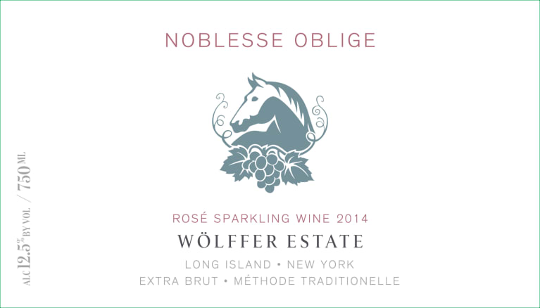 Wolffer Estate Noblesse Oblige Brut Rose 2014 Wine Com