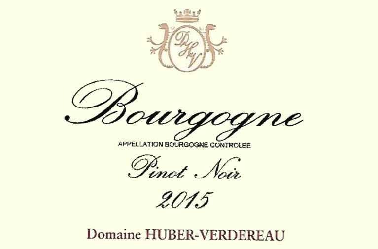 Domaine Huber-Verdereau Bourgogne Pinot Noir 2015 | Wine.com