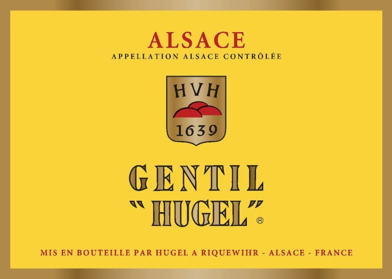 Hugel Gentil 2017 Front Label