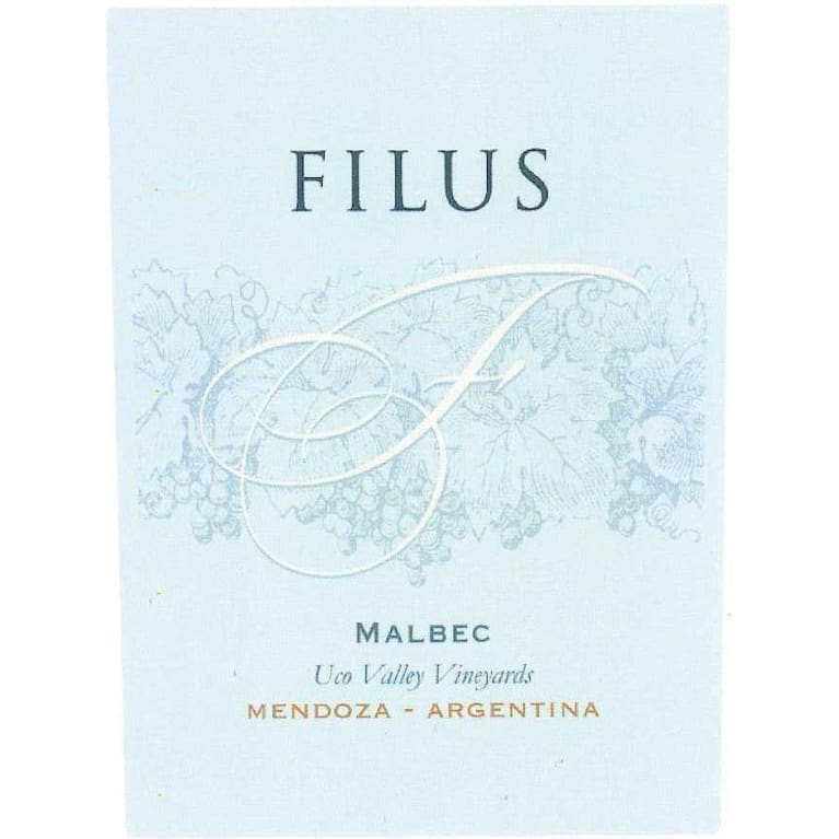 Filus Malbec 2018 Front Label