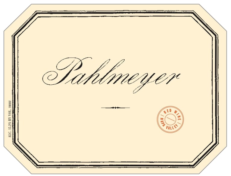 Pahlmeyer Napa Valley Proprietary Red 2019 Front Label