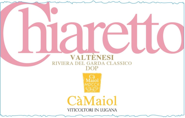 Ca Maiol Chiaretto del Garda 2021 Front Label