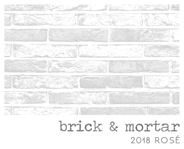 Brick & Mortar Rose 2018 Front Label