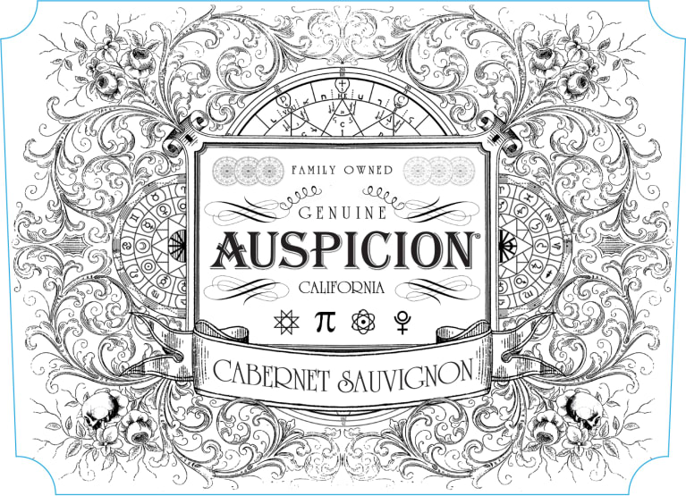 Auspicion Cabernet Sauvignon 2018 Front Label