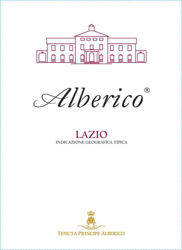 Alberico Rosso 2017 Front Label