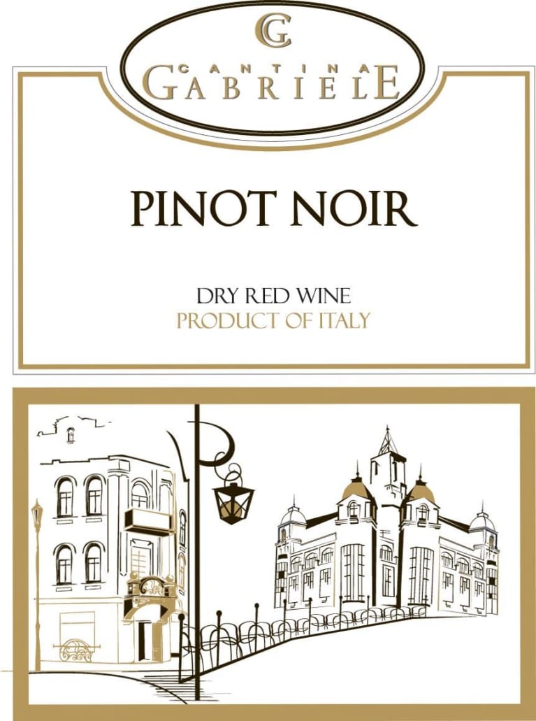 Cantina Gabriele Pinot Noir (OU Kosher) 2017 Front Label