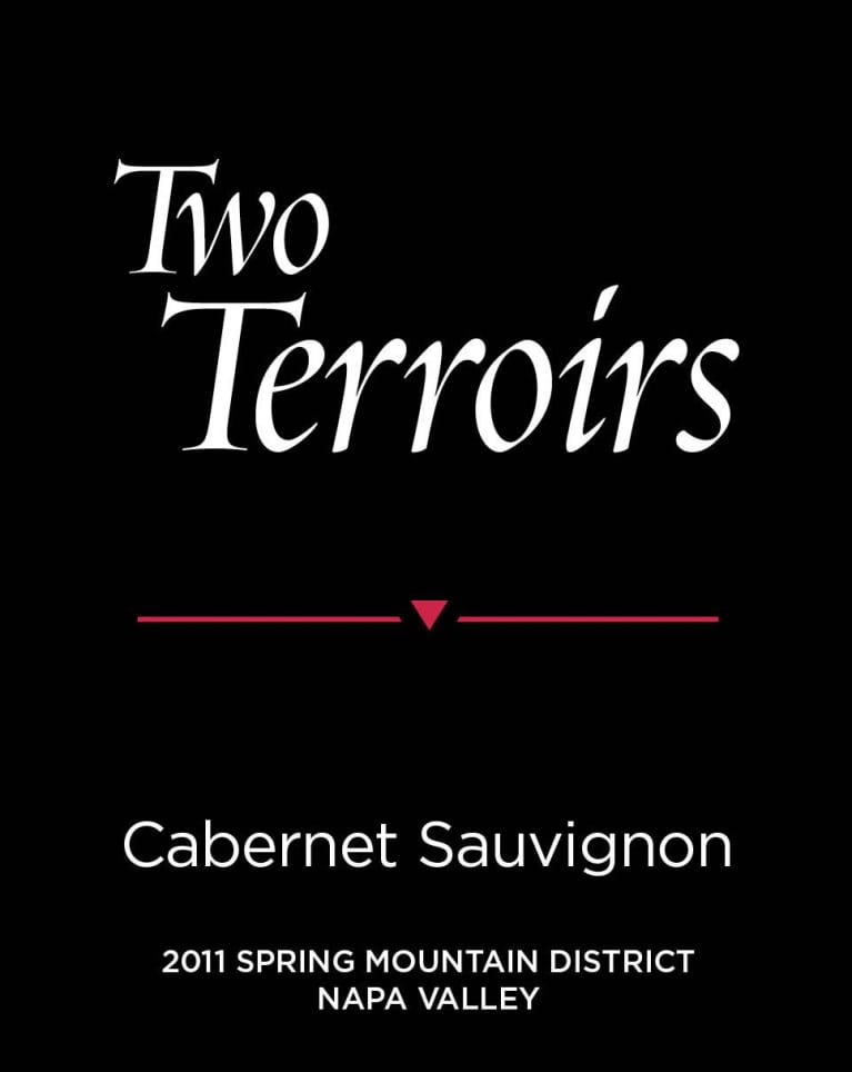Two Terroirs Spring Mountain District Cabernet Sauvignon 2011 Front Label