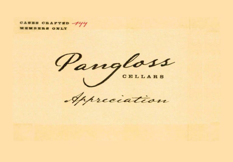 Pangloss Cellars Appreciation White 2016 | Wine.com