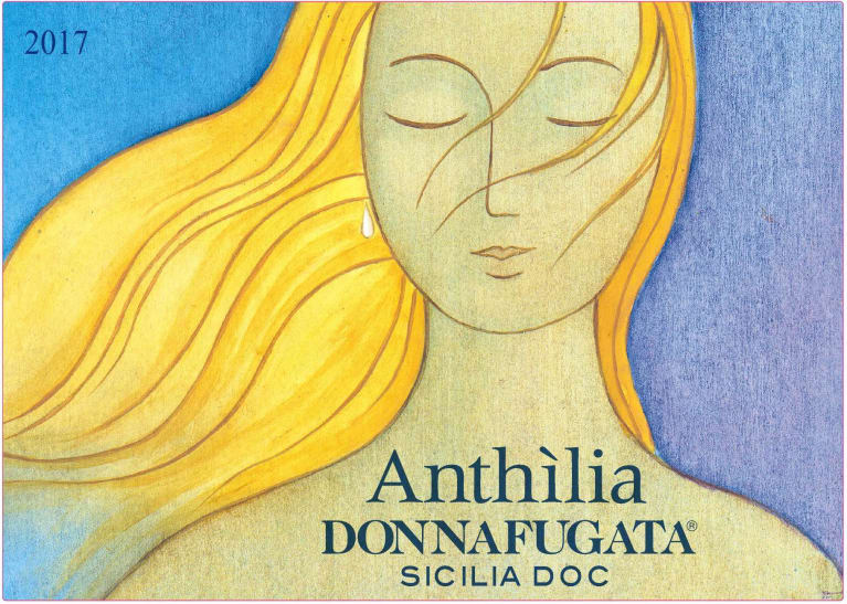 Donnafugata Anthilia 2017 Front Label