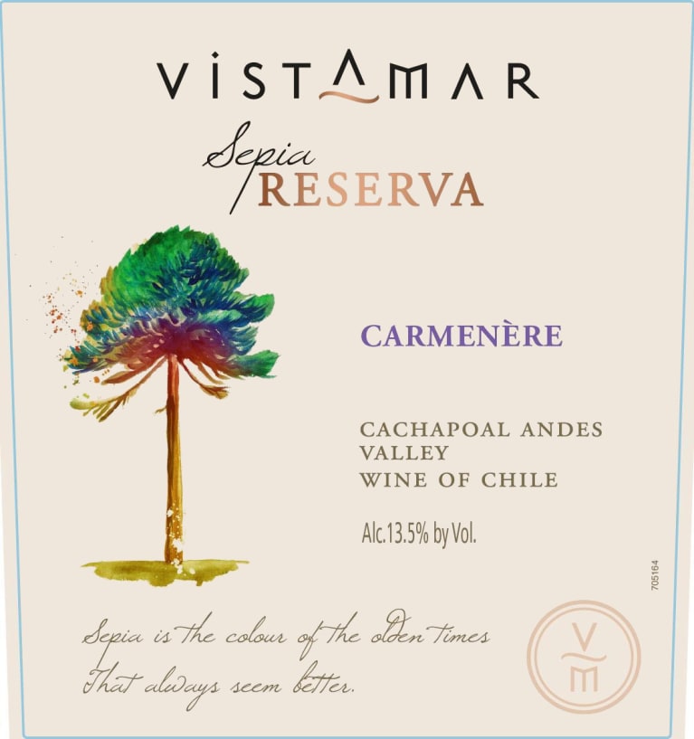 Vistamar Sepia Reserva Carmenere 2016 | Wine.com