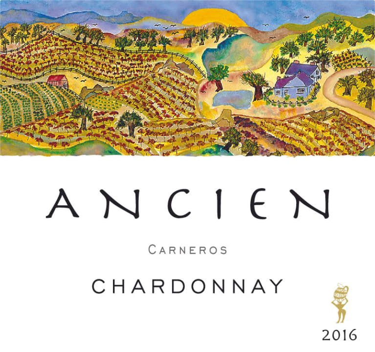 Ancien Wines Chardonnay 2016 Front Label