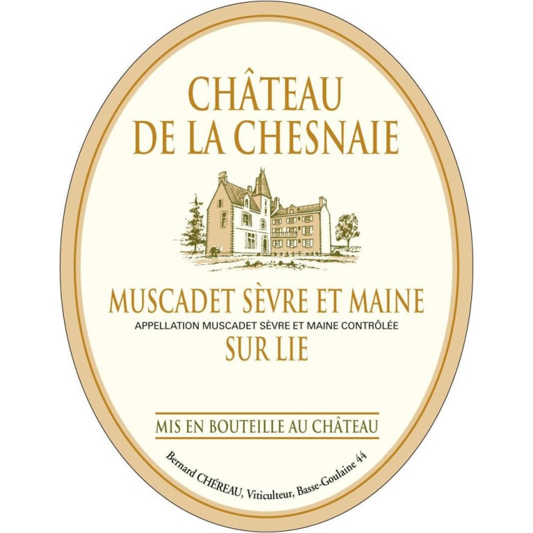 Chereau Carre Chateau de la Chesnaie Muscadet Sevre Et Maine 2021 Front Label