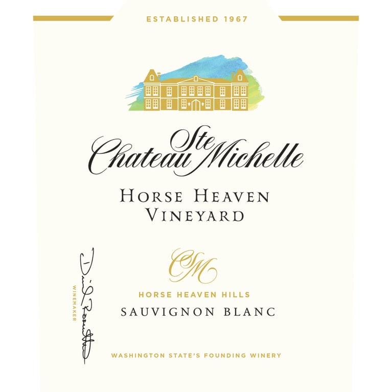 Chateau Ste. Michelle Horse Heaven Vineyard Sauvignon Blanc 2021 Front Label