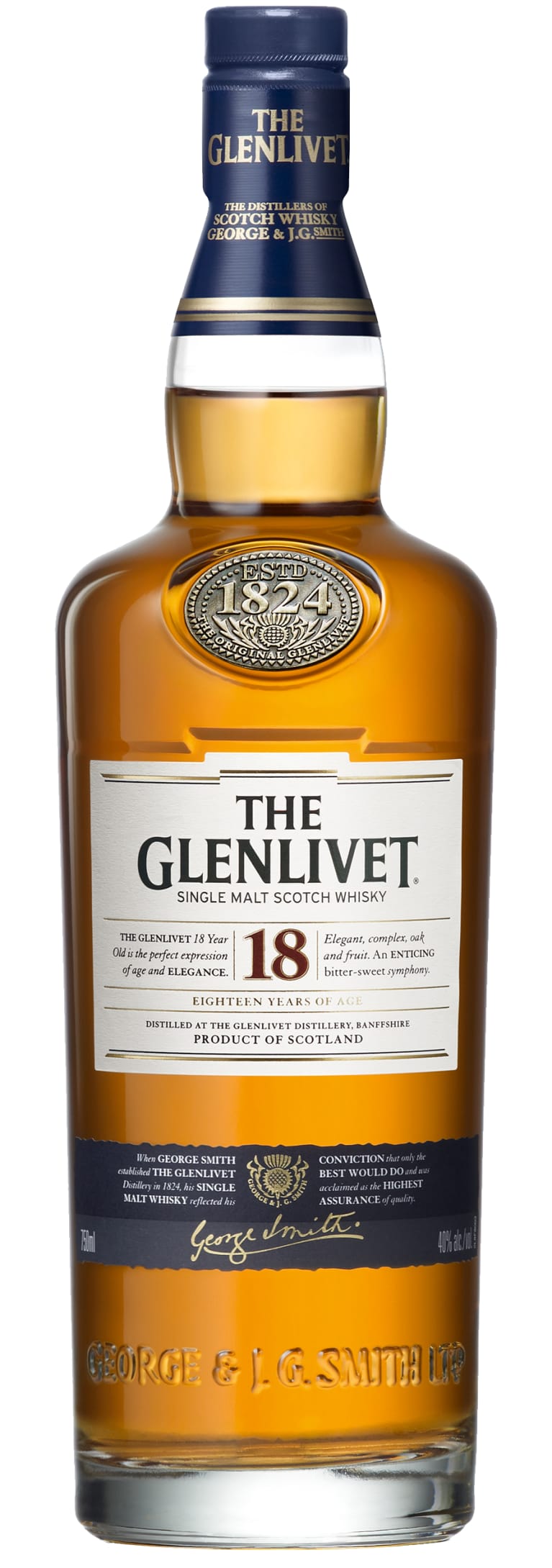 Glenlivet 18 Year Single Malt Scotch Whisky