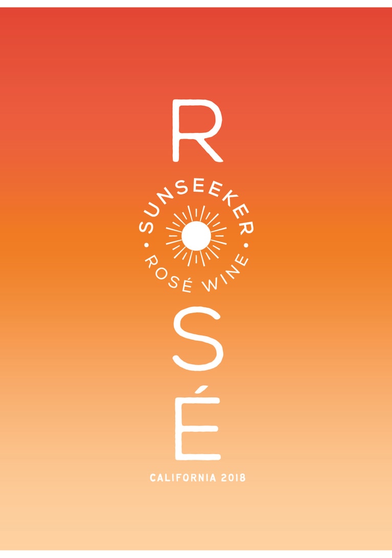 Sunseeker Rose 2018 Front Label