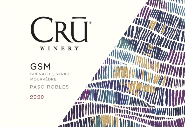 CRU GSM Red Blend 2020 Front Label