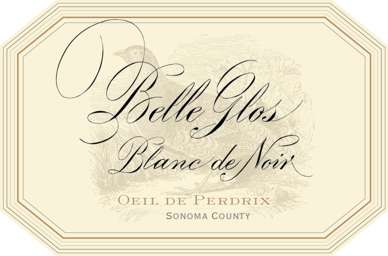 Belle Glos Oeil de Perdrix Pinot Noir Blanc 2021 Front Label