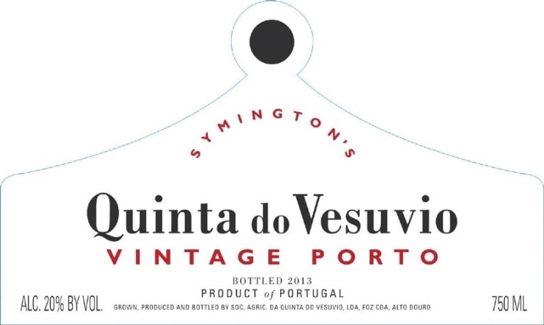 Quinta do Vesuvio Vintage Port 2019 Front Label