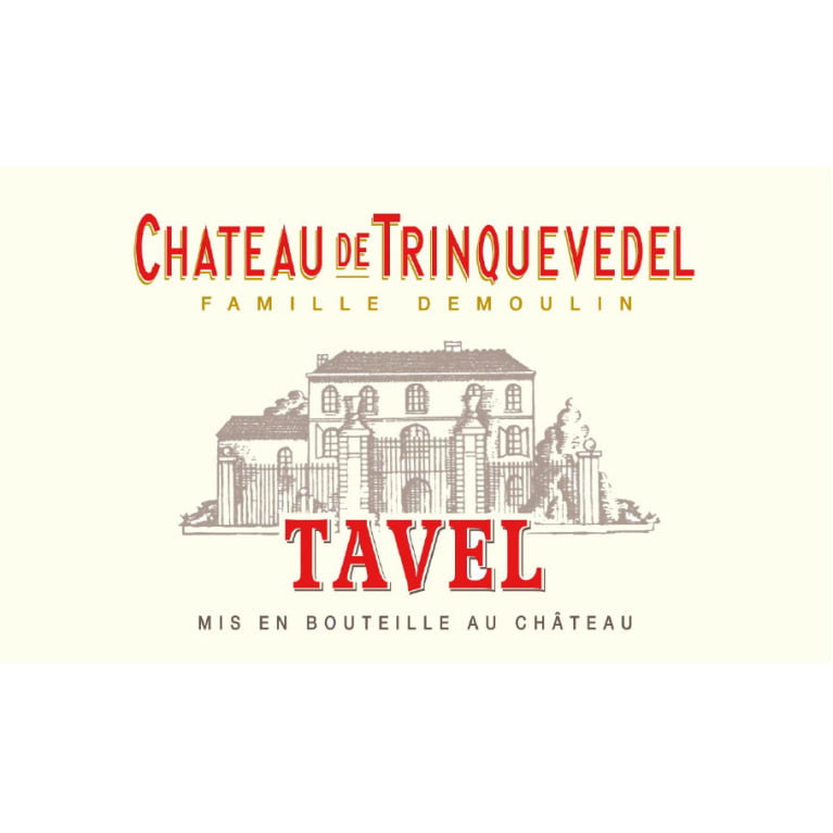 Chateau Trinquevedel Tavel Rose 2020 Front Label