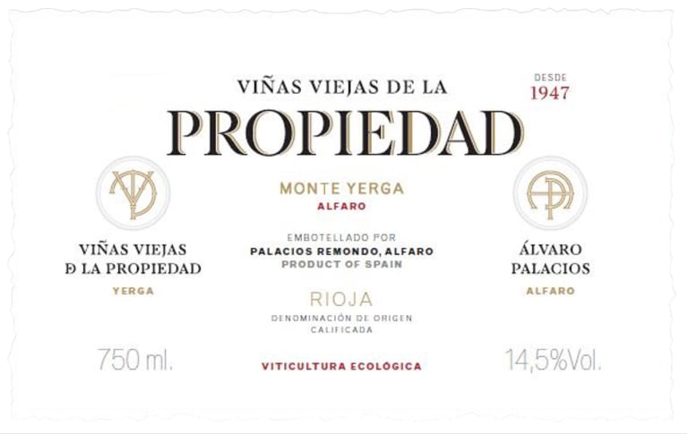 Propiedad Rioja Palacios Remondo Rioja La Propiedad Vinas Viejas 2021 | Wine.com