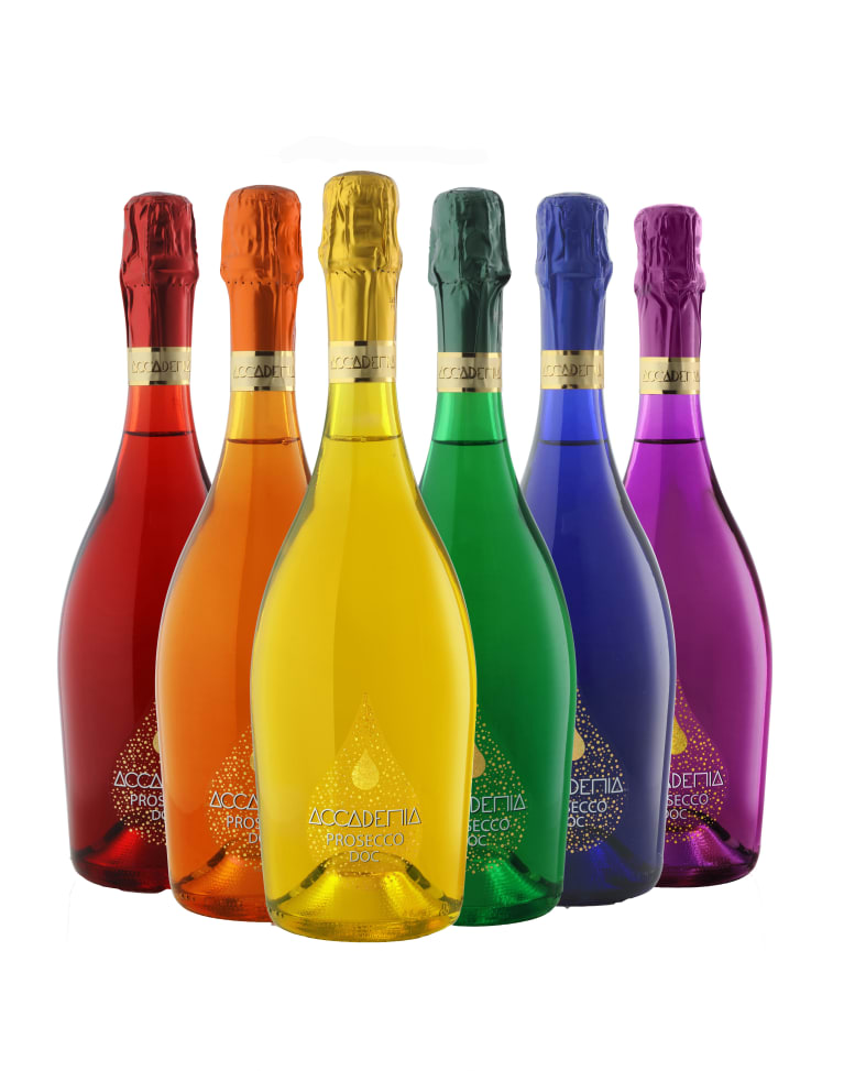 Bottega Accademia Rainbow Prosecco (6bottle pack)