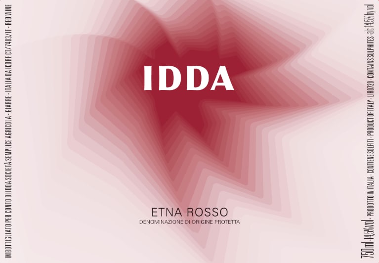 IDDA Etna Rosso 2019 Front Label