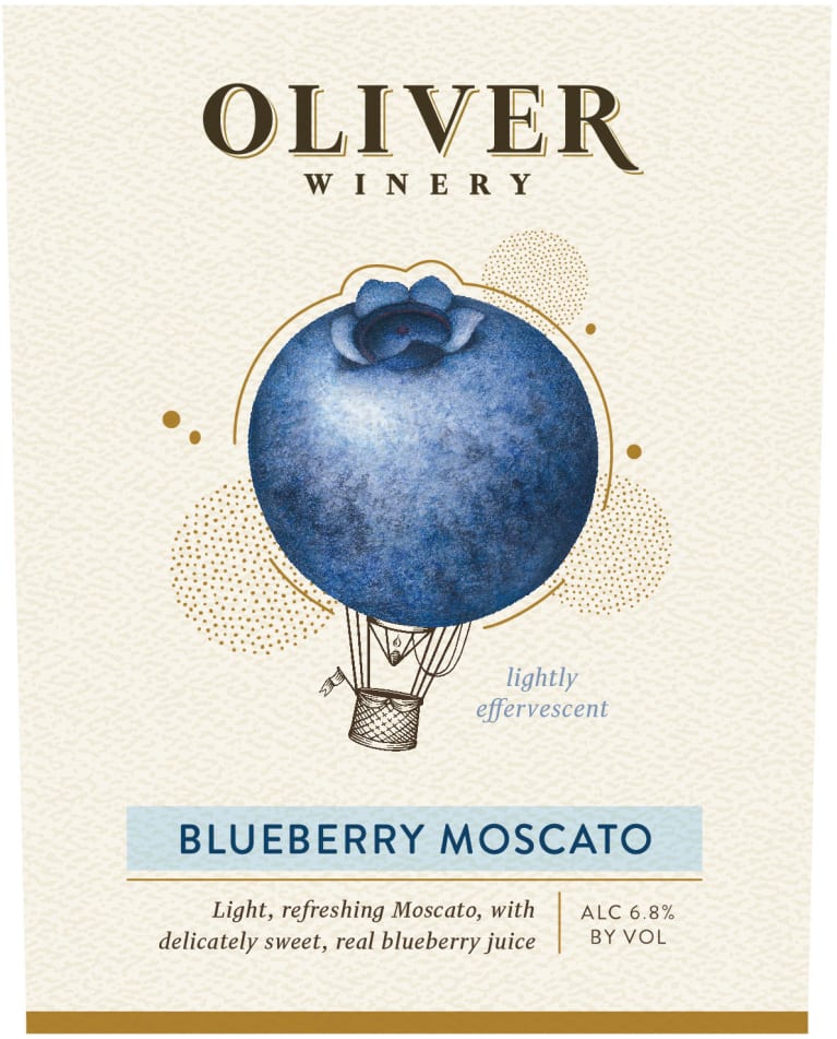Oliver Winery Blueberry Moscato
