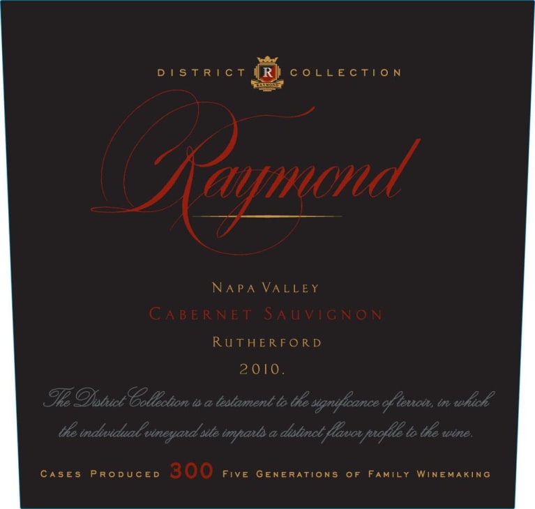 Raymond Rutherford District Collection Cabernet Sauvignon 2010 | Wine.com