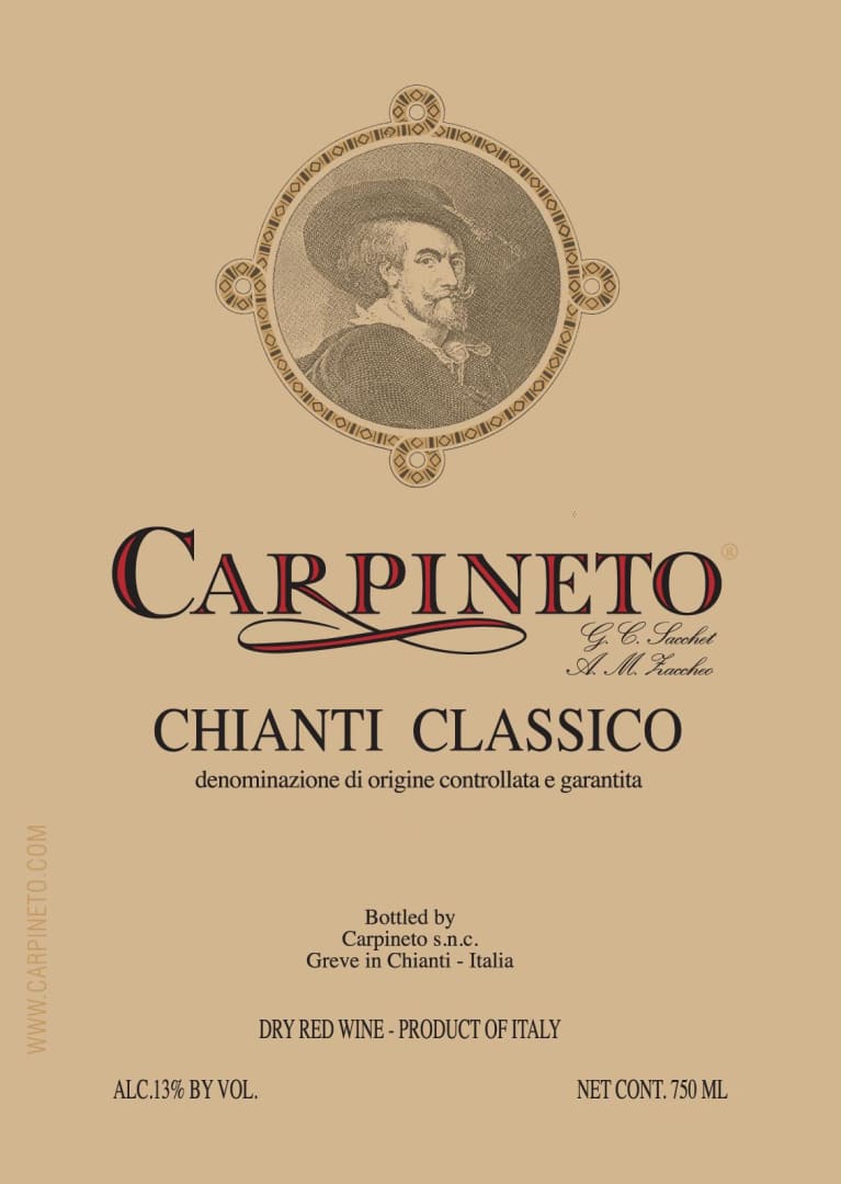 Carpineto Chianti Classico 2020 Front Label