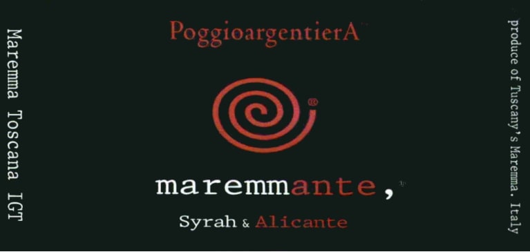 Poggio Argentiera Maremma Maremmante 2010 Front Label