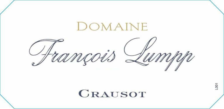Flat front label of wine