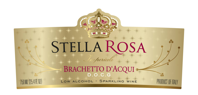 Stella Rosa Imperiale Brachetto d'Acqui Front Label